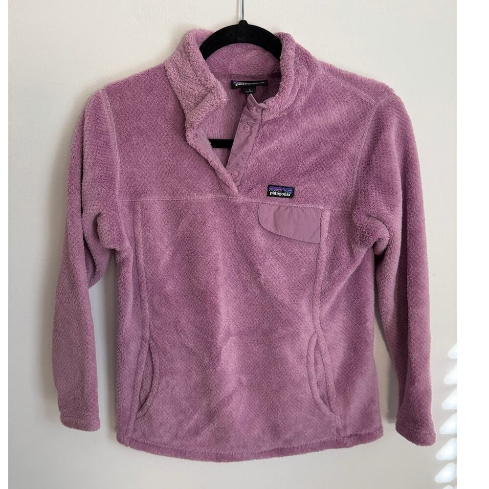 Patagonia Girl's Size L Purple Pullover